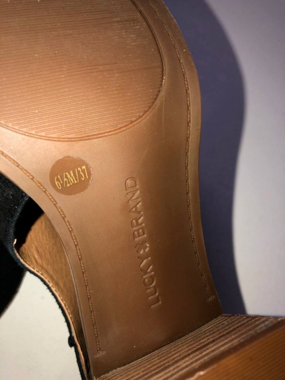 Lucky Brand Keight open toe ankle bootie - Picture 8 of 9